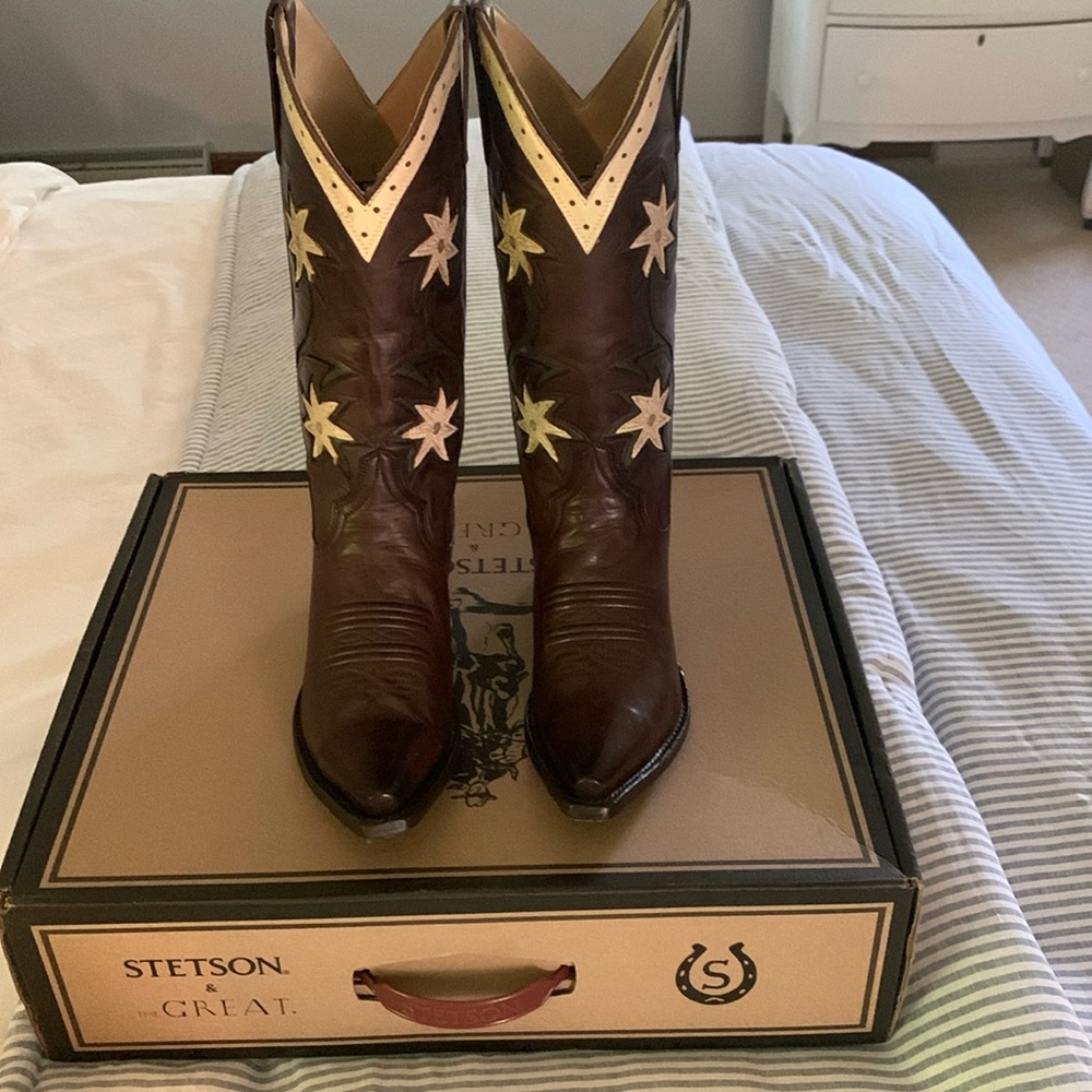 The Great & Stetson Floral Cowboy Boots - Picture 2 of 6